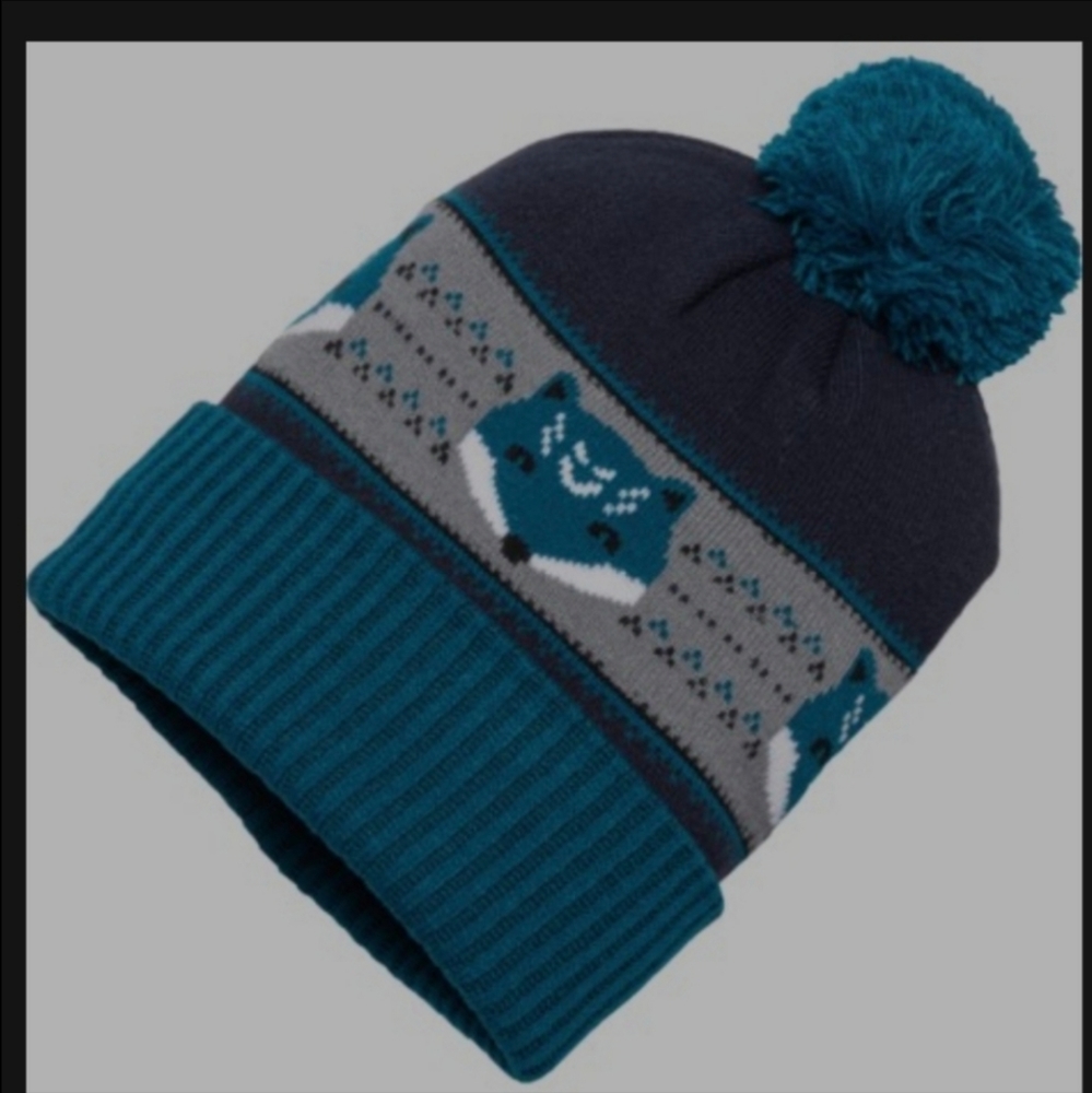 NWT Igloos kids Fox Knit Hat Winter cap OS YOUTH